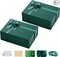 Large Green Gift Box with Lid: 2 Pack 13.5×10×5 Inches - Strong Magnetic Closure for Christmas Birthdays Holiday Gifts – Perfect for Couples Friends Family